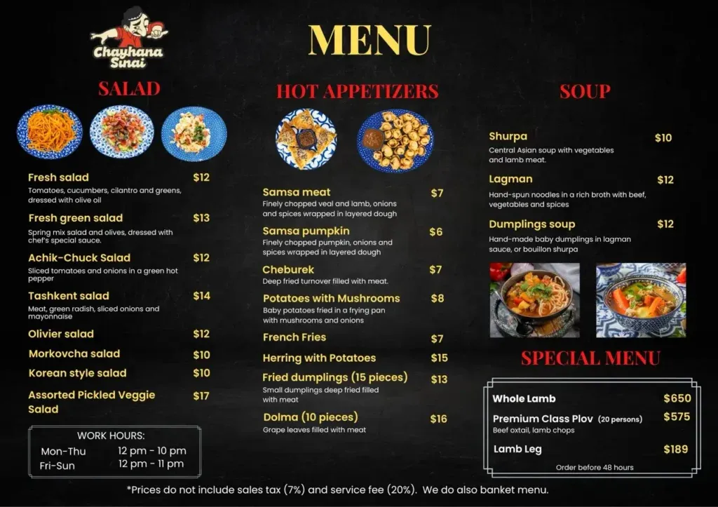 Restaurant Branding & Mascot Logo Design for Chayhana Samarkand in Miami